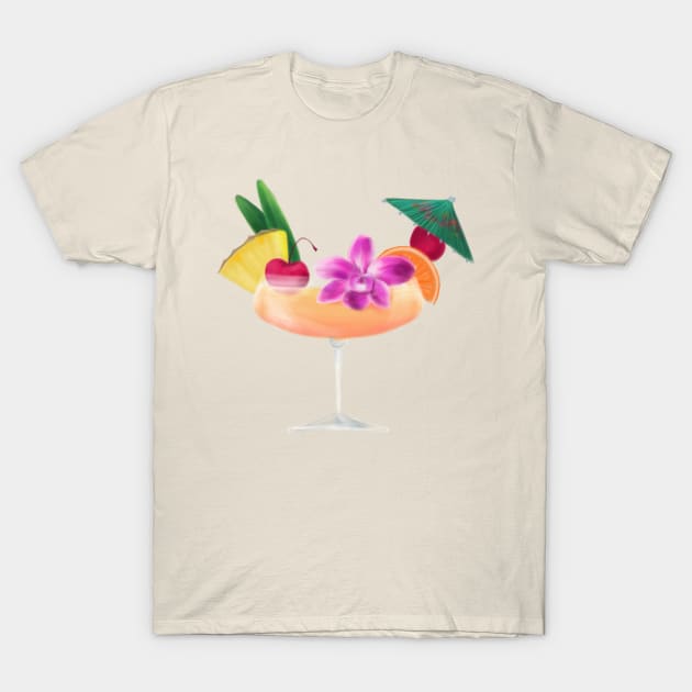 Tropical Cocktail T-Shirt by Star Sandwich